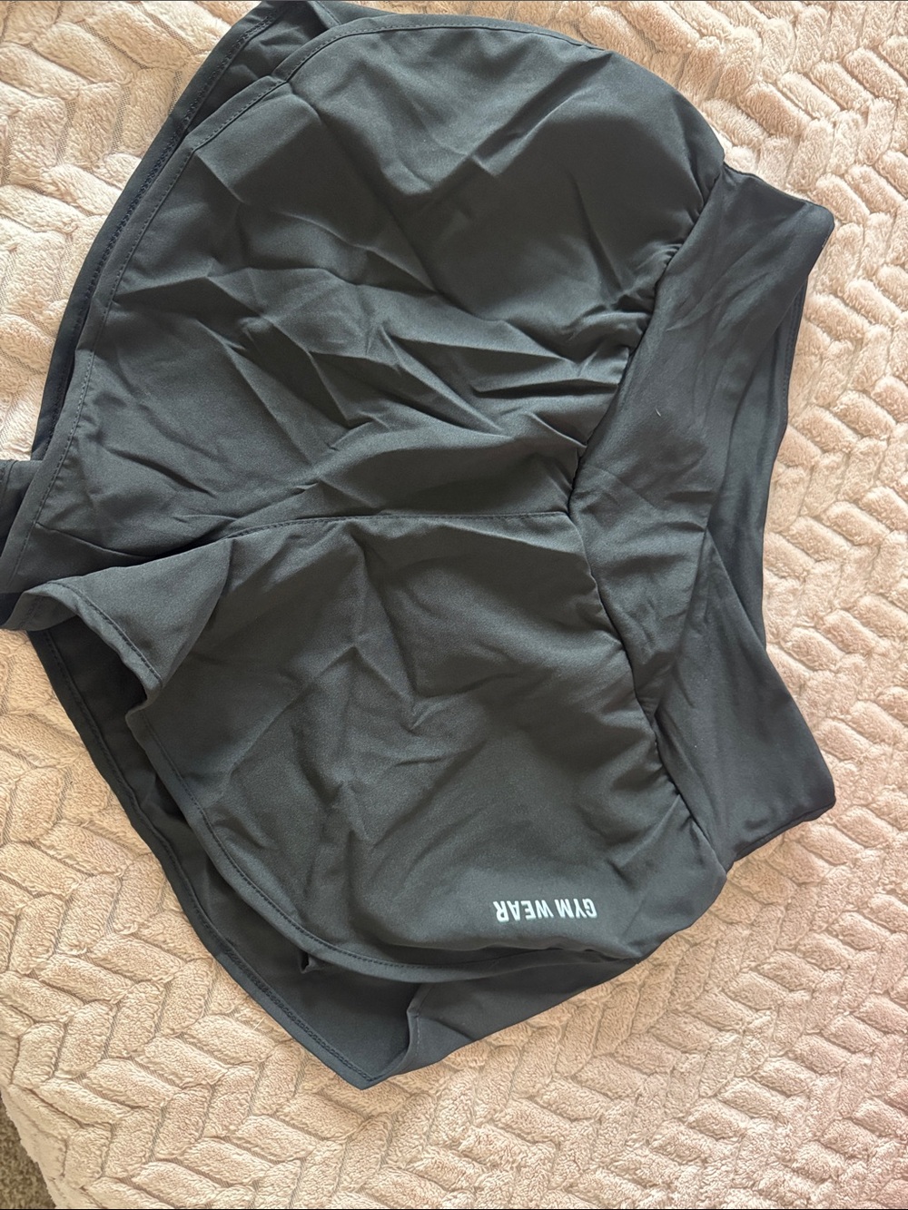 Gym Wear Black Athletic Shorts